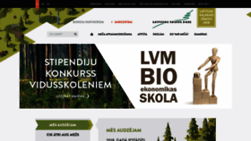 What Lvm.lv website looked like in 2019 (5 years ago)