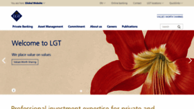 What Lgt.com website looked like in 2019 (5 years ago)