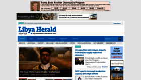 What Libyaherald.com website looked like in 2019 (5 years ago)