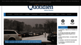 What Lequotidien.lu website looked like in 2019 (5 years ago)