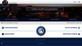 What Leoncountyfl.gov website looked like in 2019 (5 years ago)