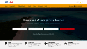 What Lm.de website looked like in 2019 (5 years ago)