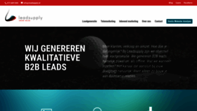 What Leadsupply.nl website looked like in 2019 (5 years ago)