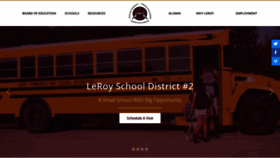 What Leroyk12.org website looked like in 2019 (5 years ago)