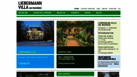 What Liebermann-villa.de website looked like in 2019 (5 years ago)