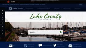 What Lakecountyil.gov website looked like in 2019 (5 years ago)