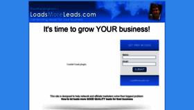 What Loadsmoreleads.com website looked like in 2019 (5 years ago)