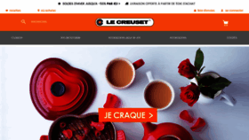 What Lecreuset.fr website looked like in 2019 (5 years ago)