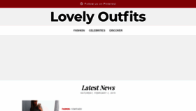 What Lovelyoutfits.co website looked like in 2019 (5 years ago)