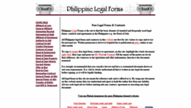 What Legal-forms.philsite.net website looked like in 2019 (5 years ago)