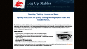 What Legupstables.org website looked like in 2019 (5 years ago)
