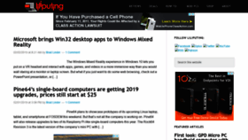 What Liliputing.com website looked like in 2019 (5 years ago)