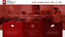 What Logopaedie-schiessleder.de website looked like in 2019 (5 years ago)