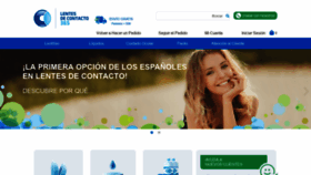 What Lentesdecontacto365.es website looked like in 2019 (5 years ago)