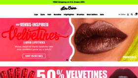 What Limecrime.com website looked like in 2019 (5 years ago)