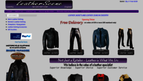 What Leatherscene.co.uk website looked like in 2019 (5 years ago)