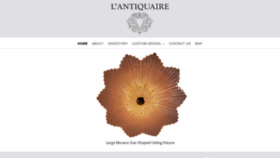 What Lantiquaire.net website looked like in 2019 (5 years ago)