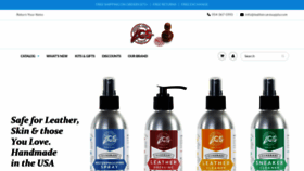What Leathercaresupply.com website looked like in 2019 (5 years ago)