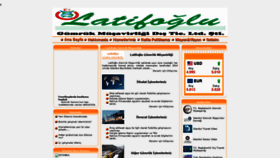 What Latifoglu.com.tr website looked like in 2019 (5 years ago)
