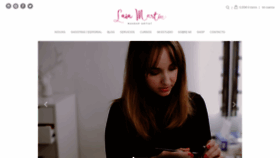 What Laiamartinmakeup.com website looked like in 2019 (7 years ago)