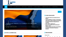 What Lalinternaazul.info website looked like in 2019 (5 years ago)