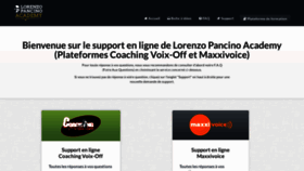 What Lorenzopancinoacademy.com website looked like in 2019 (5 years ago)