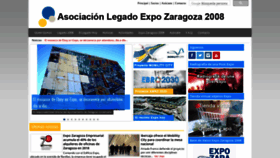 What Legadoexpozaragoza.com website looked like in 2019 (5 years ago)