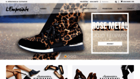 What L-empreinte-chaussure.com website looked like in 2019 (5 years ago)