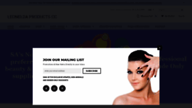 What Leoneldabeauty.co.za website looked like in 2019 (5 years ago)