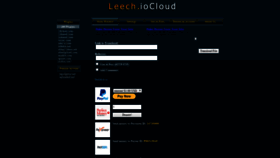 What Leech.iocloud.info website looked like in 2019 (5 years ago)