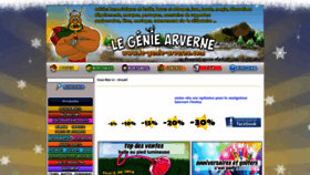What Le-genie-arverne.com website looked like in 2019 (5 years ago)