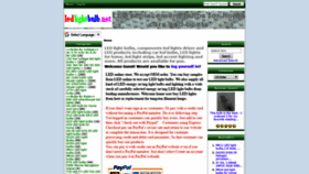 What Ledlightbulb.net website looked like in 2019 (5 years ago)