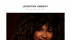 What Leightonagency.com website looked like in 2019 (5 years ago)