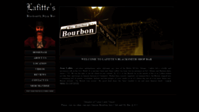 What Lafittesblacksmithshop.com website looked like in 2019 (5 years ago)