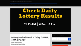 What Lotterysambadsresult.com website looked like in 2019 (5 years ago)