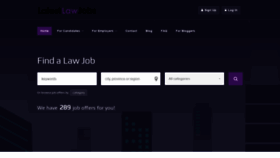 What Latestlawjobs.com website looked like in 2019 (5 years ago)