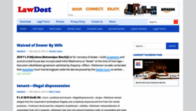 What Lawdost.com website looked like in 2019 (5 years ago)