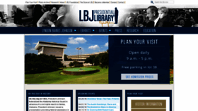 What Lbjlibrary.org website looked like in 2019 (5 years ago)