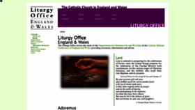 What Liturgyoffice.org.uk website looked like in 2019 (6 years ago)