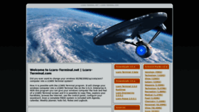 What Lcars-terminal.net website looked like in 2019 (5 years ago)
