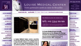 What Louise-medicalcenter.be website looked like in 2019 (5 years ago)