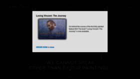 What Lovingvincent.com website looked like in 2019 (5 years ago)