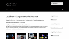 What Labshop.ro website looked like in 2019 (5 years ago)