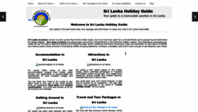 What Lankaholidayguide.com website looked like in 2019 (5 years ago)