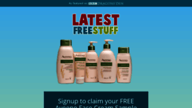What Latestfreestuff.uk website looked like in 2019 (5 years ago)