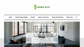 What Lodgenyc.com website looked like in 2019 (5 years ago)
