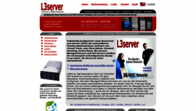 What L3server.de website looked like in 2019 (5 years ago)