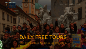 What Ljubljanafreetour.com website looked like in 2019 (5 years ago)