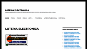What Loteria-electronica.com website looked like in 2019 (5 years ago)