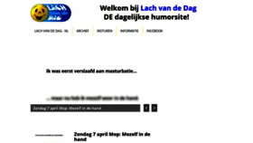 What Lachvandedag.com website looked like in 2019 (5 years ago)
